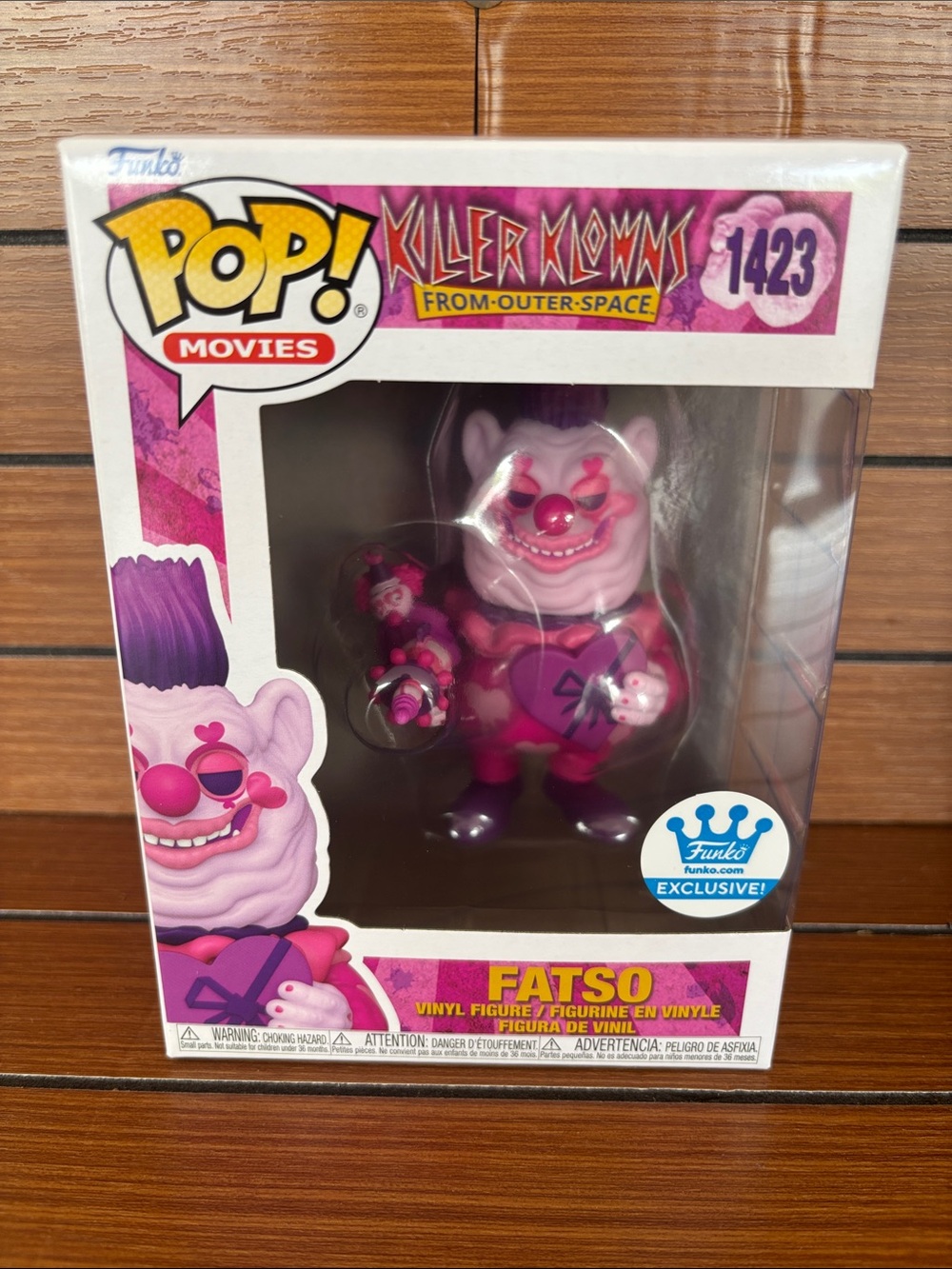 Funko Pink & Purple Fatso Pop! Movies Vinyl Figure - Killer Klowns #1423